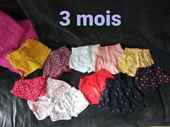 Lot de 11 shorts 3 mois