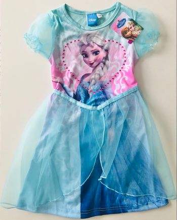 Robe bleue de la reine des neiges 