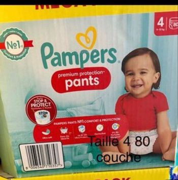 Couche Pampers pants taille 4