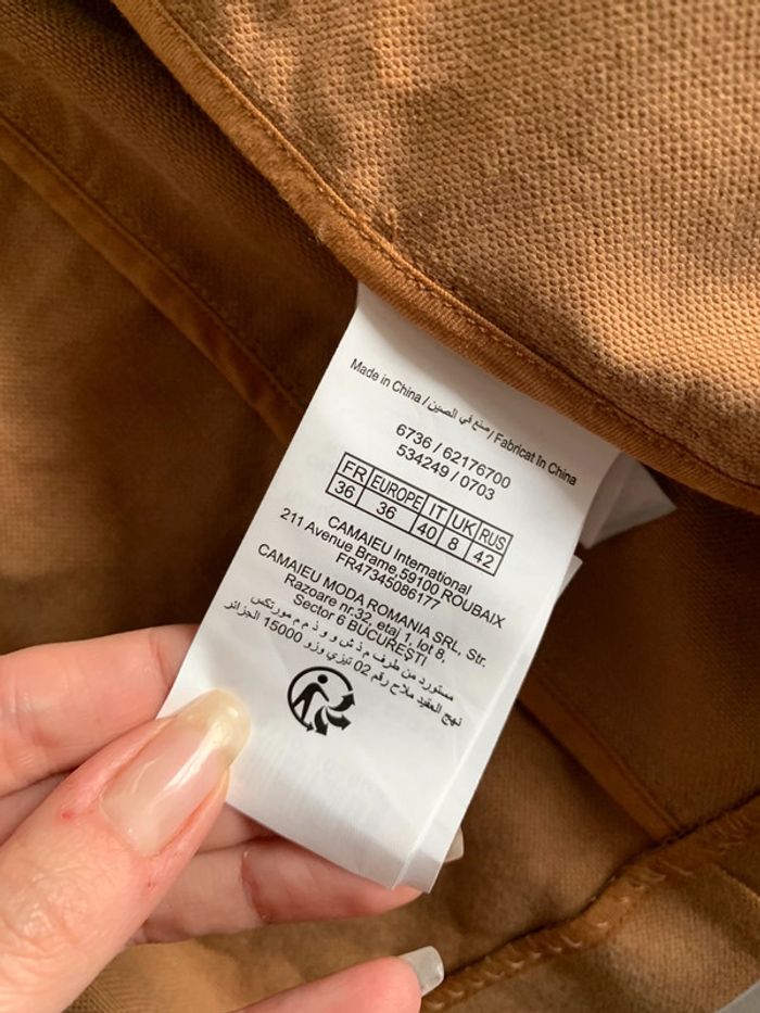 Veste marron - photo numéro 3