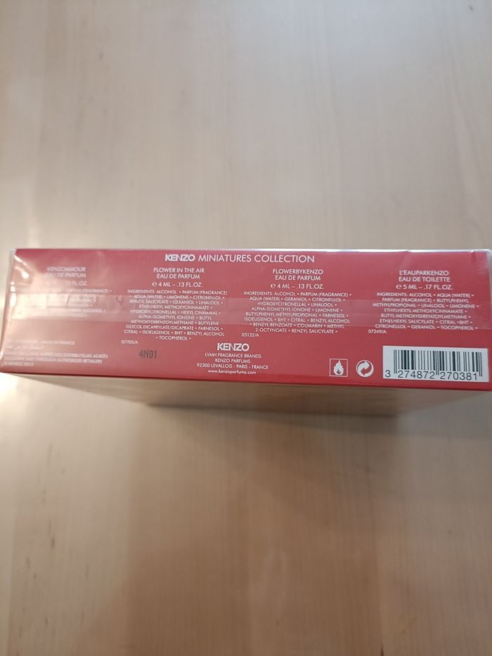 COFFRET KENZO 4 MINIATURES 3 DE 4ML ET UN DE 5ML - photo numéro 3