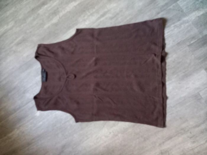 Débardeur femme marron 46/48