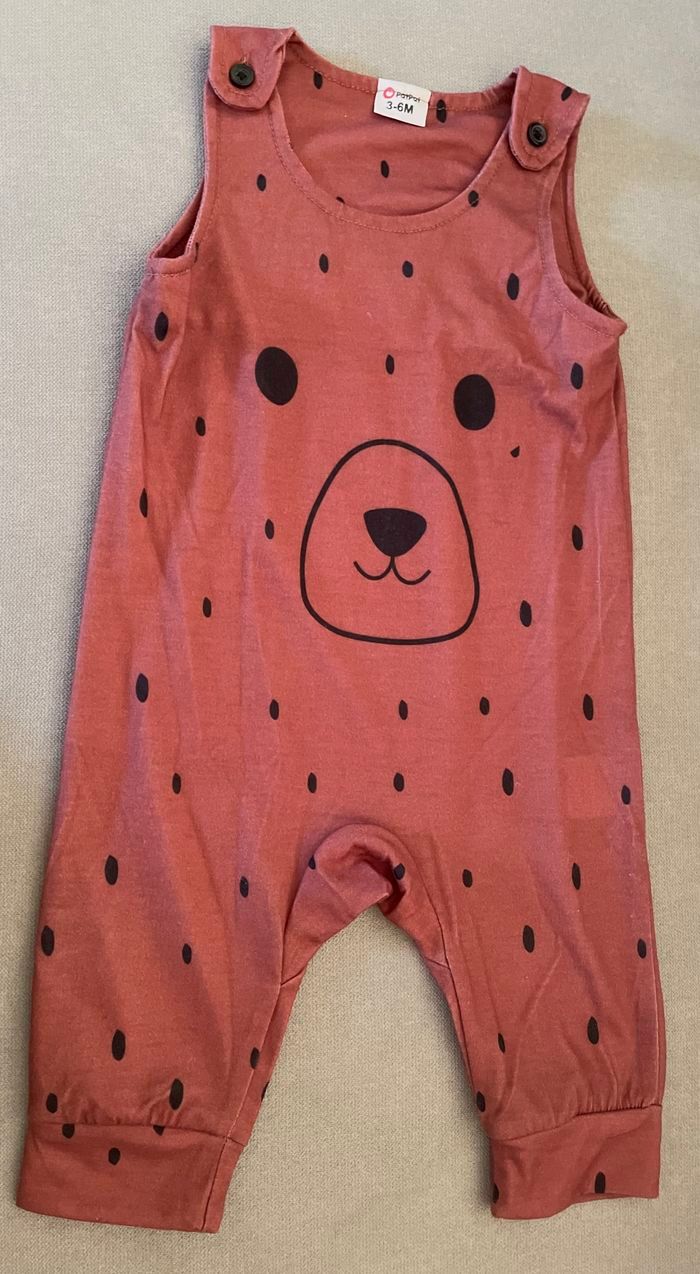 Jolie salopette PatPat 3-6 mois + tee-shirt NEUF - photo numéro 4