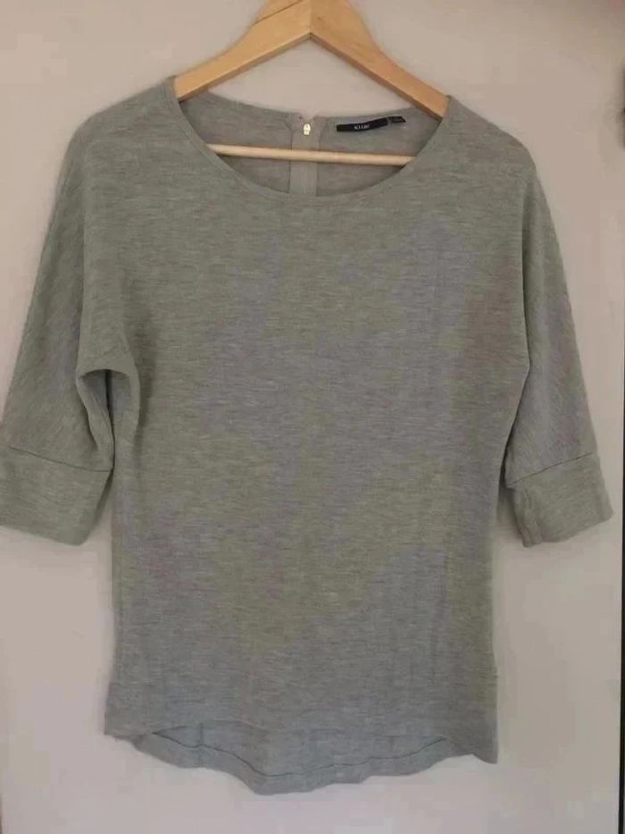 Pull fin gris 36