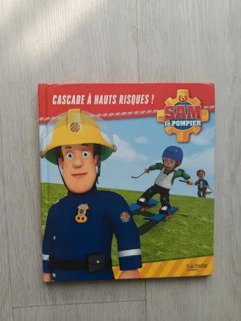 Livre Sam le pompier cascade à hauts risques !