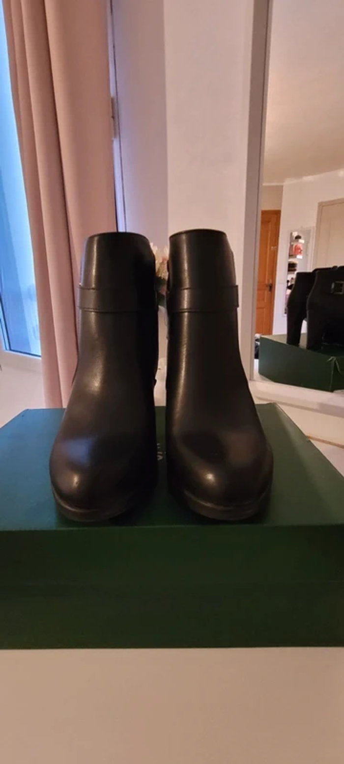 Bottines à talons noir femme chaussea - photo numéro 4