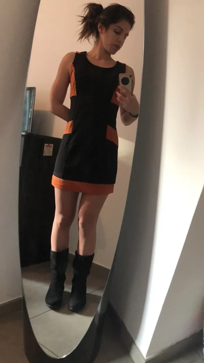 Robe bi color