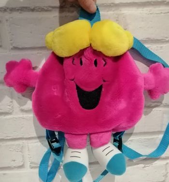 Sac à dos peluche madame bavarde