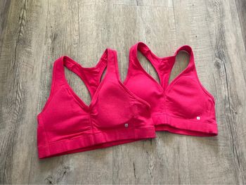 Lot de 2 brassières sport
