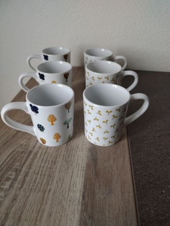Lot de 6 petites tasses Neuf