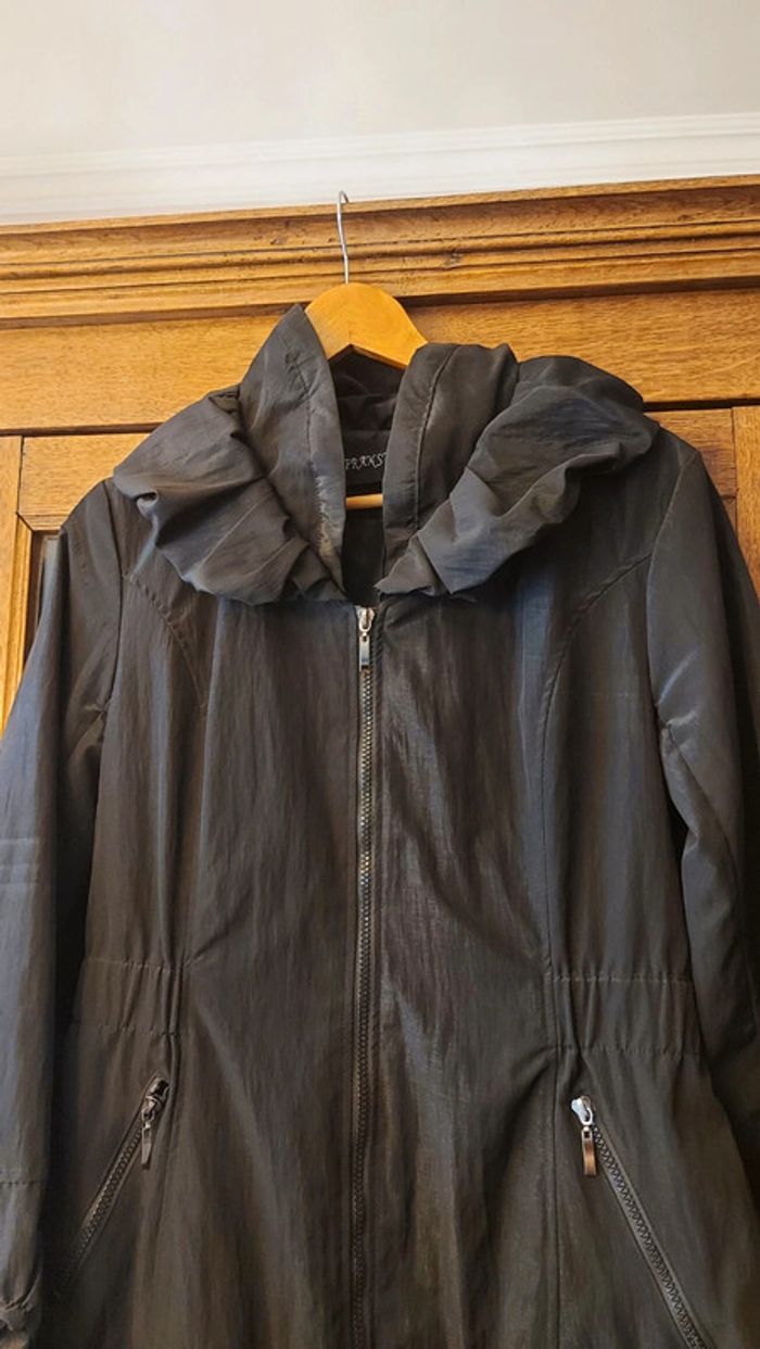 Trench Franstyle noir  t 2 (t 40)petit prix - photo numéro 5