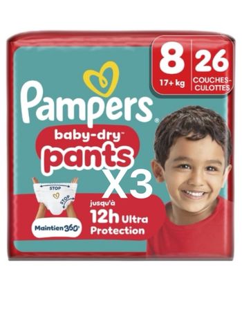 Lot pampers taille 8 