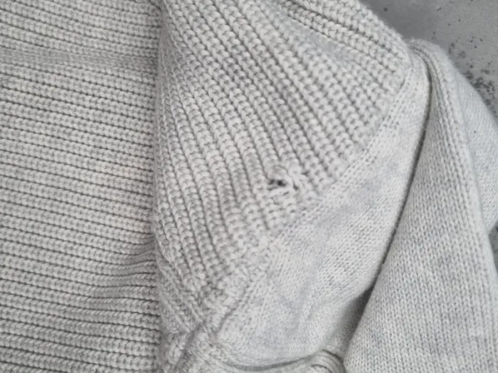 Cardigan Tommy Hilfiger blanc – Taille XL Hommes (mesures en photos) - photo numéro 7