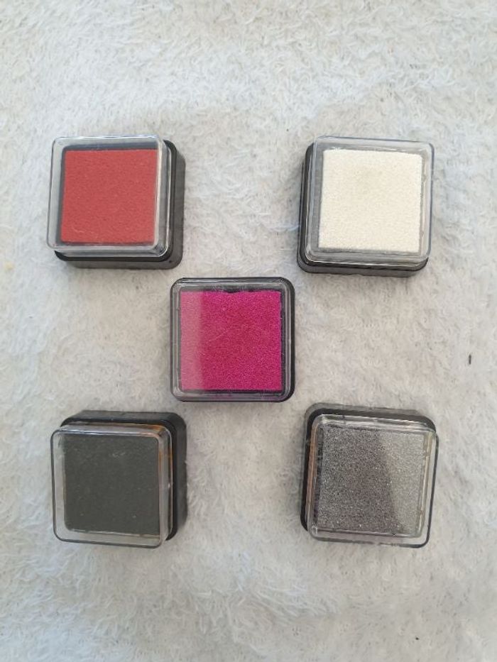 Lot de 4 encres pour tampons