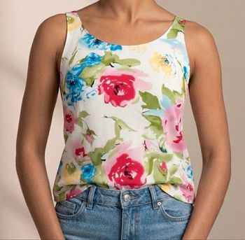 Débardeur fleuri dos croisé L/40 - Only 