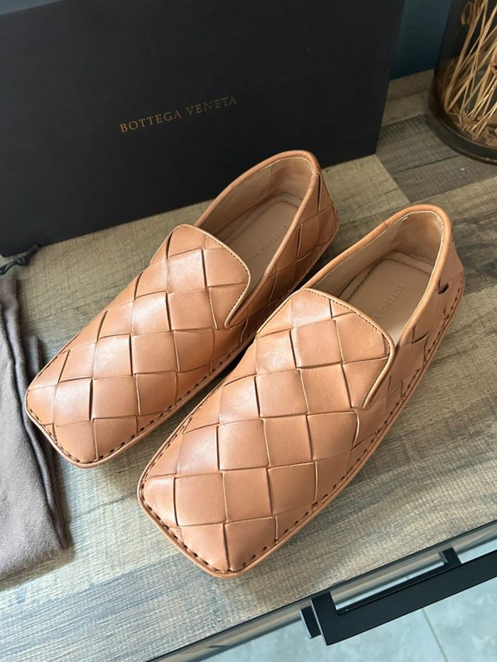 Mocassins Camel Bottega Veneta 40,5 - photo numéro 2