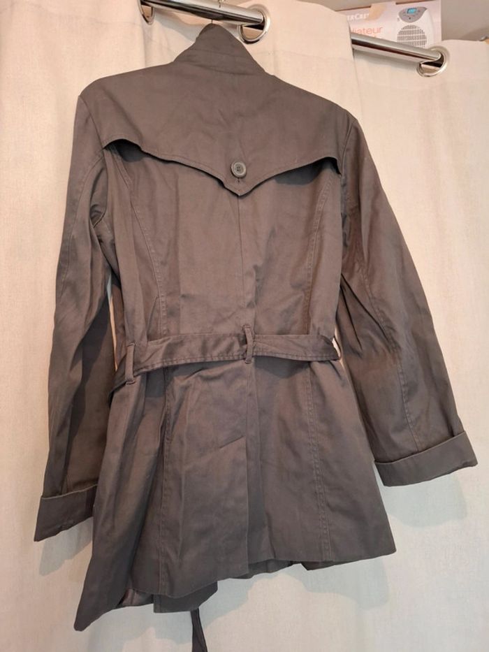 Magnifique parka femme avec ceinture sans capuche - photo numéro 5