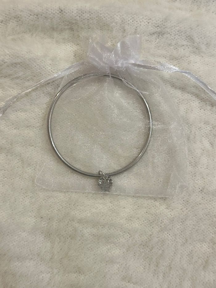 Jonc petite étoile argenté - photo numéro 3