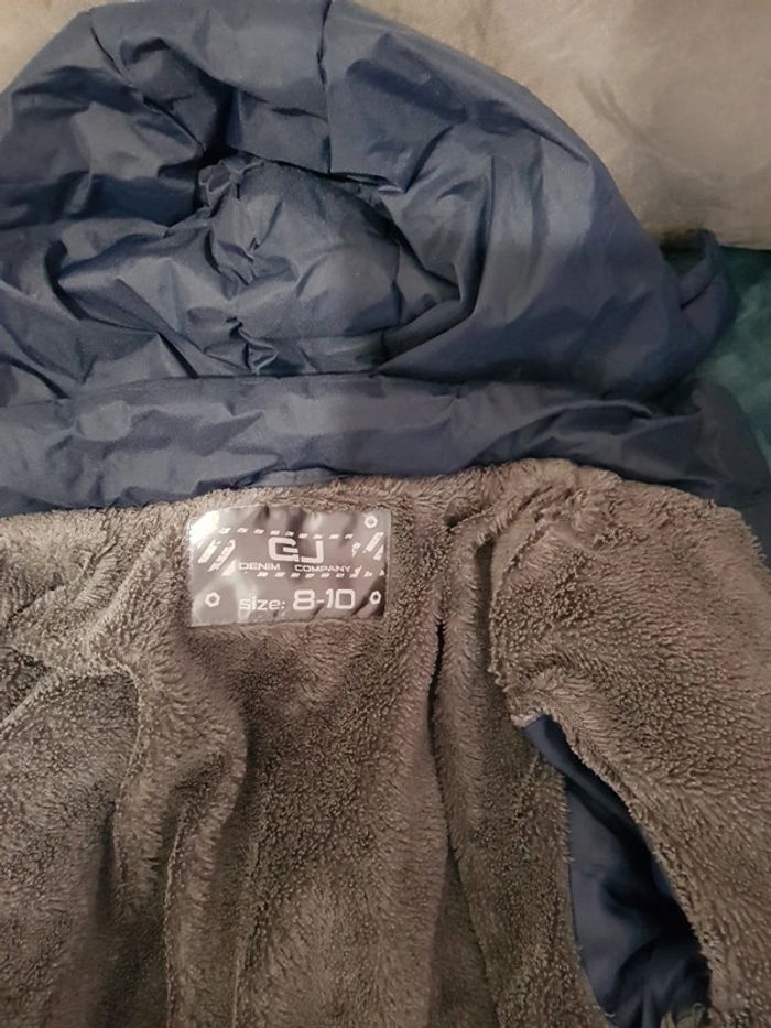 Monteau Enfant 8 ans 10 ans bonne etat Denim - photo numéro 2