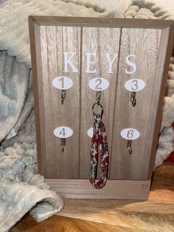 Porte clé dragonne tissus