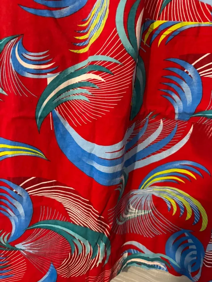 Robe rouge fleuri - photo numéro 4