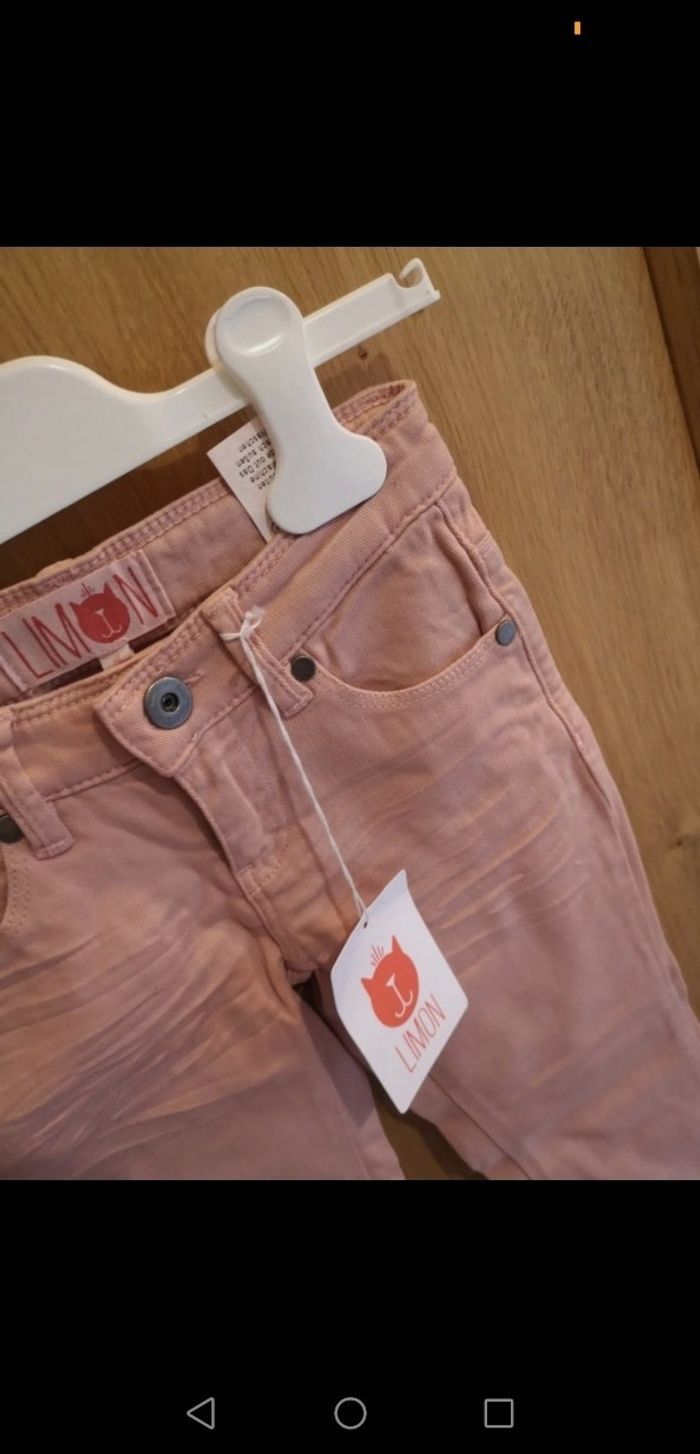 Jeans slim Limon en rose 4 ans - photo numéro 6