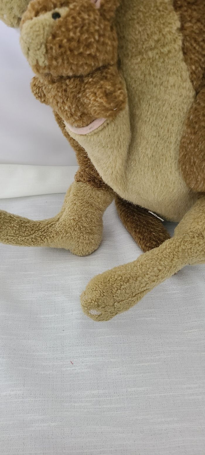peluche kangourou pattes arrières articulés eluz - photo numéro 7