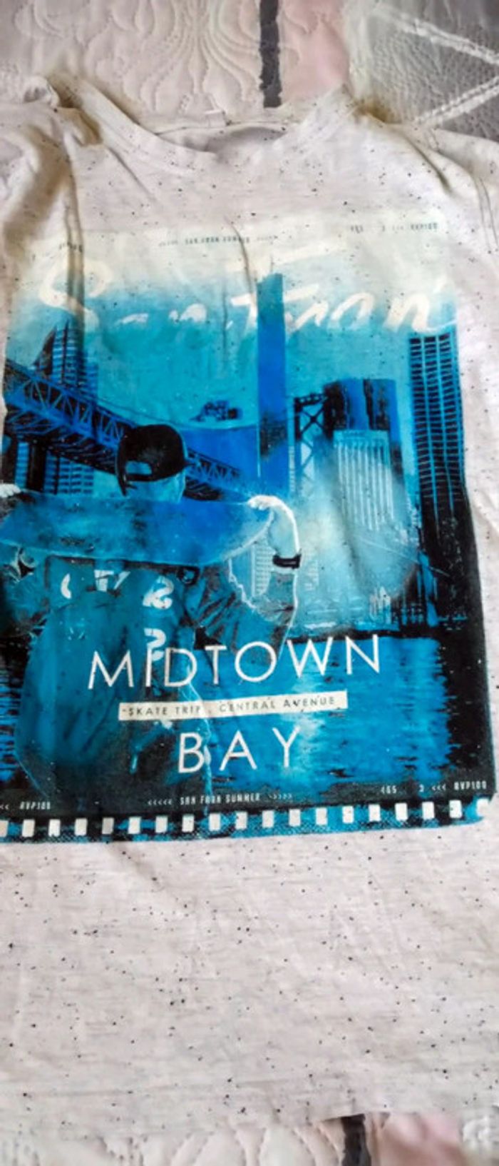 Tee-shirt thème skate board gris garçon 12 ans C&A - photo numéro 4