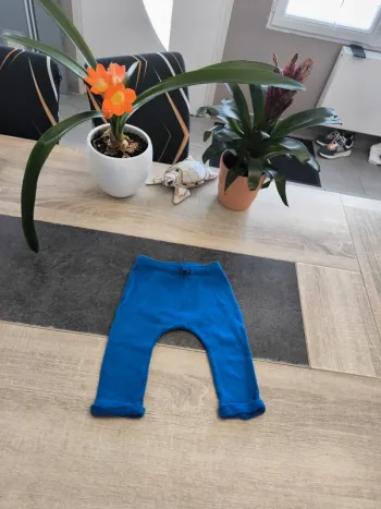 Pantalon legging coupe large garçon 6 mois Bonton