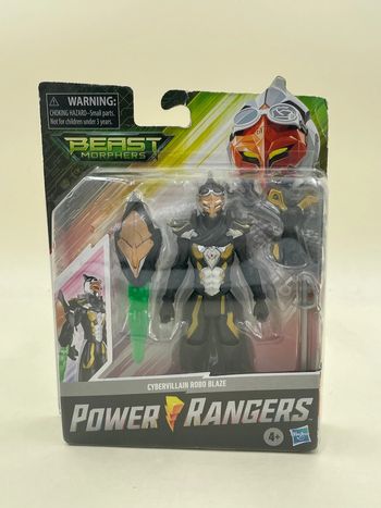 Figurine Power Rangers Beast Morphers Cybervillain Robo Blaze Hasbro 15 cm neuf