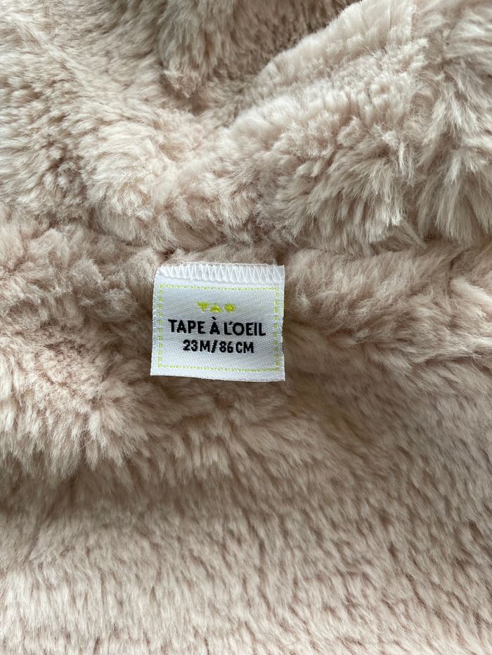 Doudou réversible rose clair - photo numéro 7