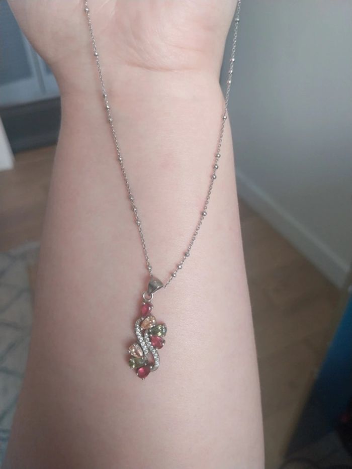 Collier en argent vintage made in italy