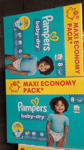Pampers taille 8