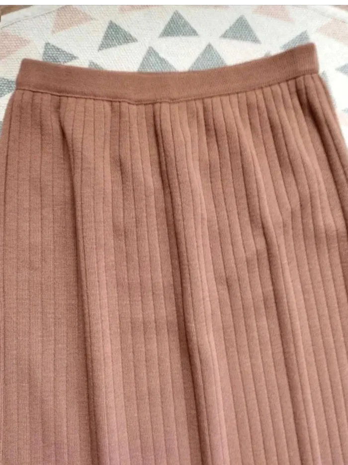 Jupe longue Laine - Made in France - Vintage Montagut - 38 actuel - Parfait État - photo numéro 5
