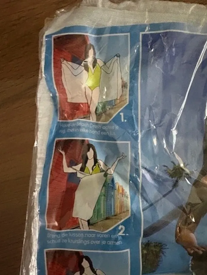 lot de 2 pareo robe de plage - photo numéro 7