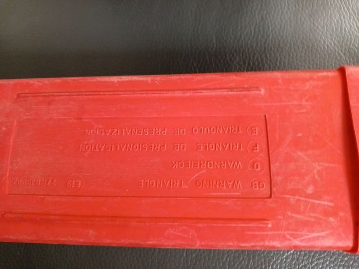 Triangle de présignalisation 
E19 - photo numéro 6