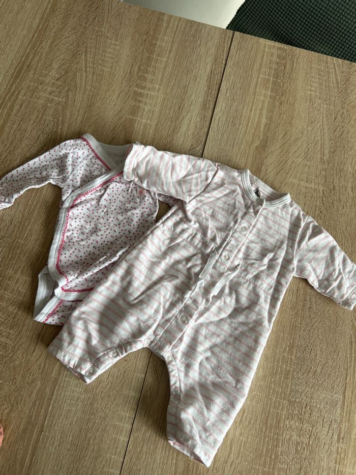 Ensemble 1 mois petits bateaux