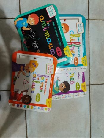 Lot de 4 livres ardoises 
