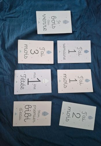 Carte étape de bébé