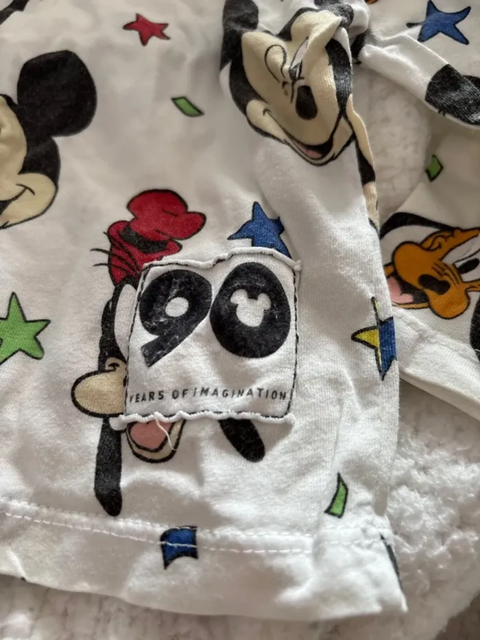 T-shirt manches longues Mickey et ses amis 3/6 mois Zara - photo numéro 4