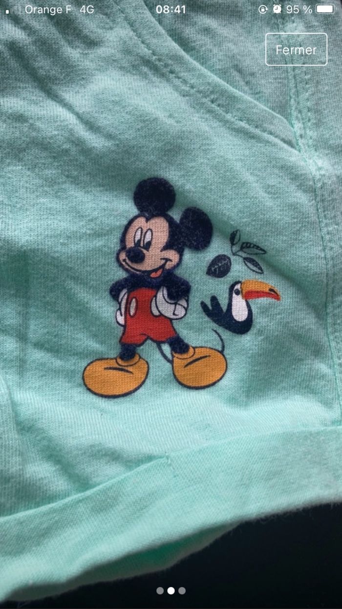 Short Mickey - photo numéro 2