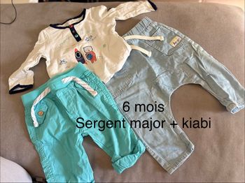 Ensemble 2 pantalon 1 tee shirt manche longue