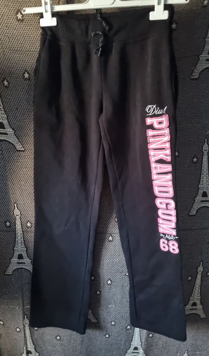 Pantalon de sport noir 14-16ans