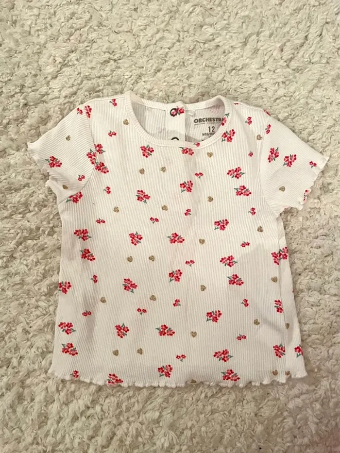 Tee-shirt à fleurs