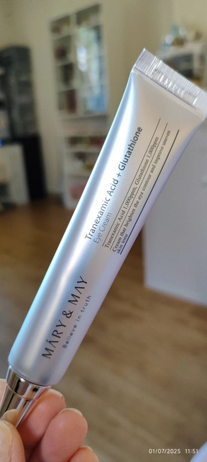 Kbeauty Mary & May Crème Contour Des Yeux Tranexamic Acid + Glutathione Eye Cream 30 gr - photo numéro 6