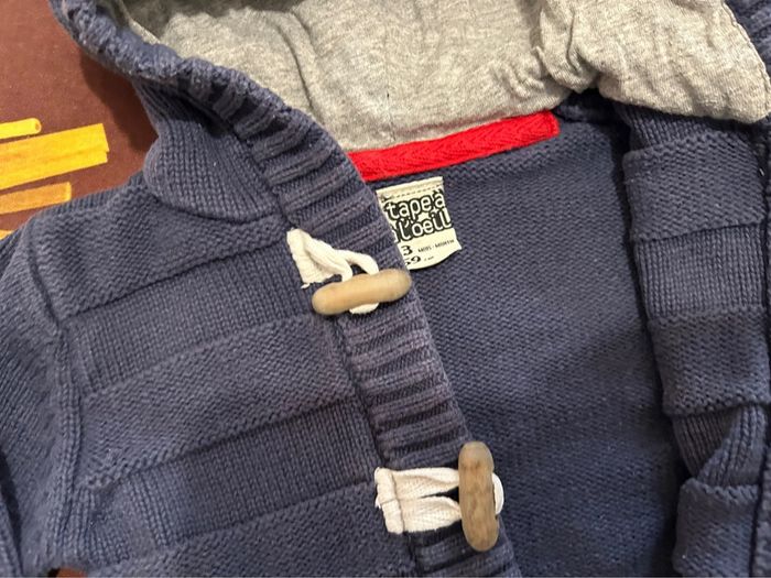 Lot 2 pulls / gilets 3 mois garçon - photo numéro 2