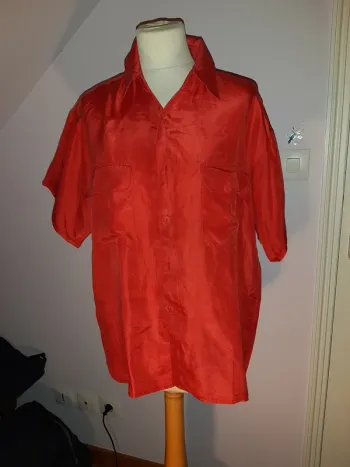 Chemise soie manche courtes