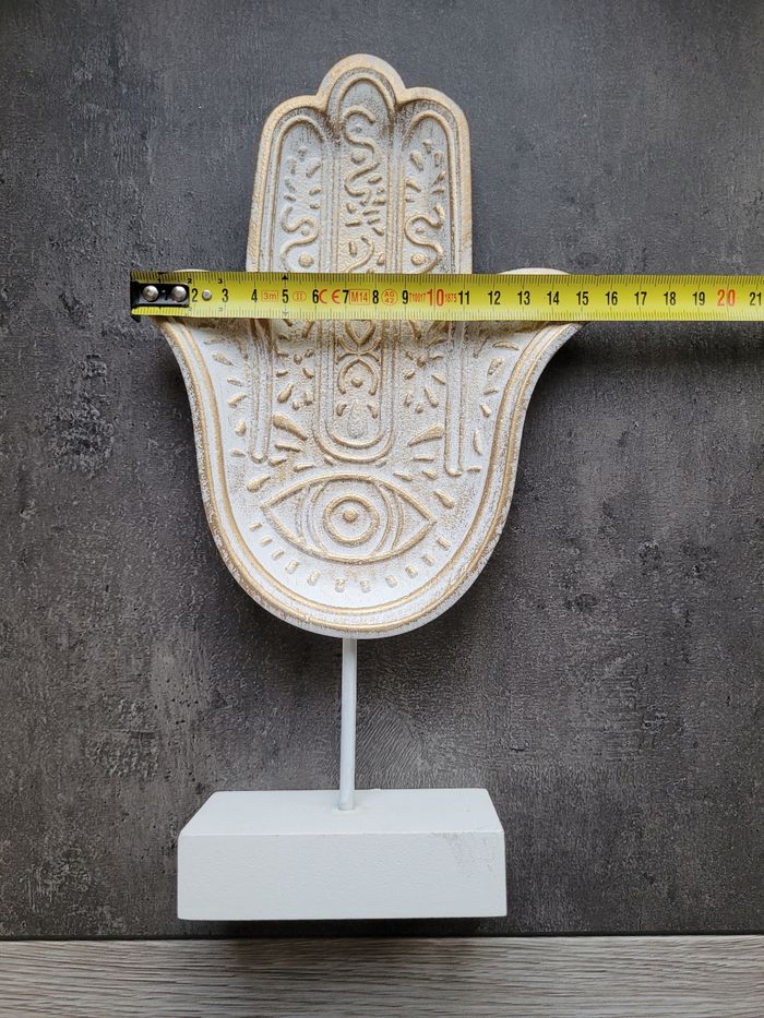 Main de Fatma décorative sur socle - photo numéro 5
