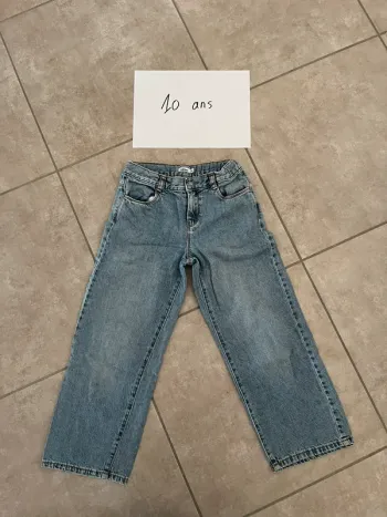 Jeans large 10 ans