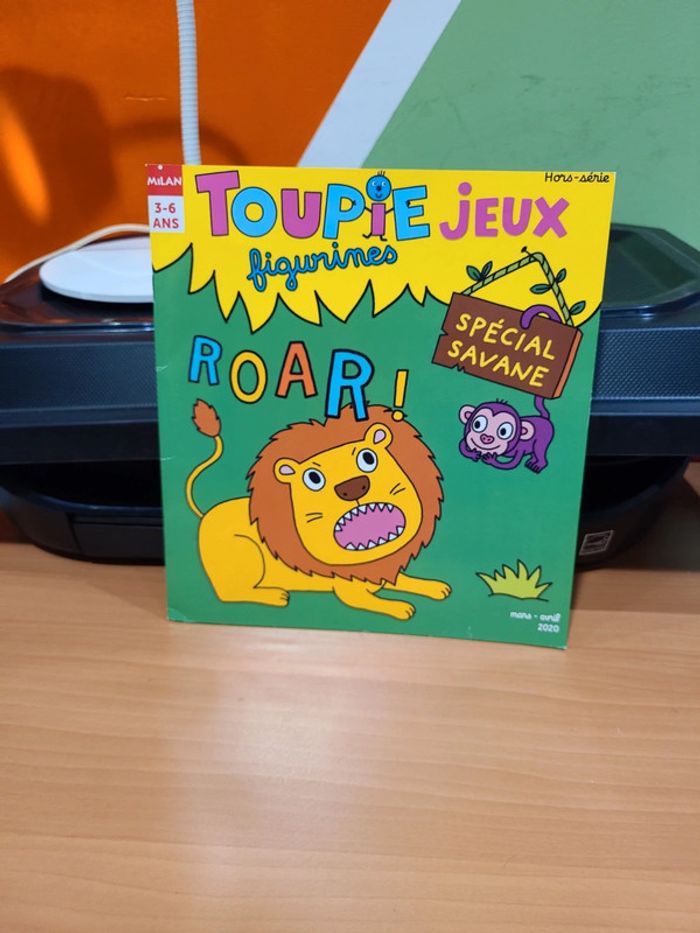 Toupie jeux spécial savane
